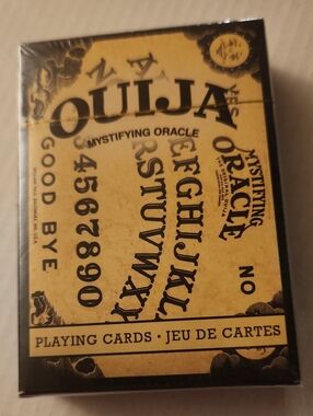 NWOT unopened, Hasbro Ouija Mystifying Oracle Playing Cards - Yellow & Black